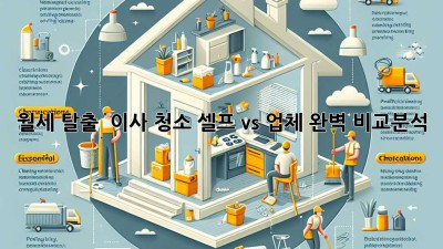 월세 탈출 🚀 이사 청소? 셀프 vs 업체, 완벽 비교분석! ✨